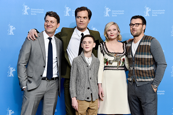BERLIN, GERMANY - FEBRUARY 12: (L-R) Director Jeff Nichols, actors Michael Shannon, Jaeden Lieberher, Kirsten Dunst and Joel Edgerton attend the 'Midnight Special' photo call during the 66th Berlinale International Film Festival Berlin at Grand Hyatt Hotel on February 12, 2016 in Berlin, Germany. (Photo by Pascal Le Segretain/Getty Images)